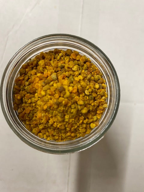 Pure HoneyBee Pollen Granules 8oz glass jar